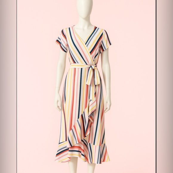 Luxology Dresses & Skirts - Luxology Multicolor Striped Dress * Spaghetti Strap*